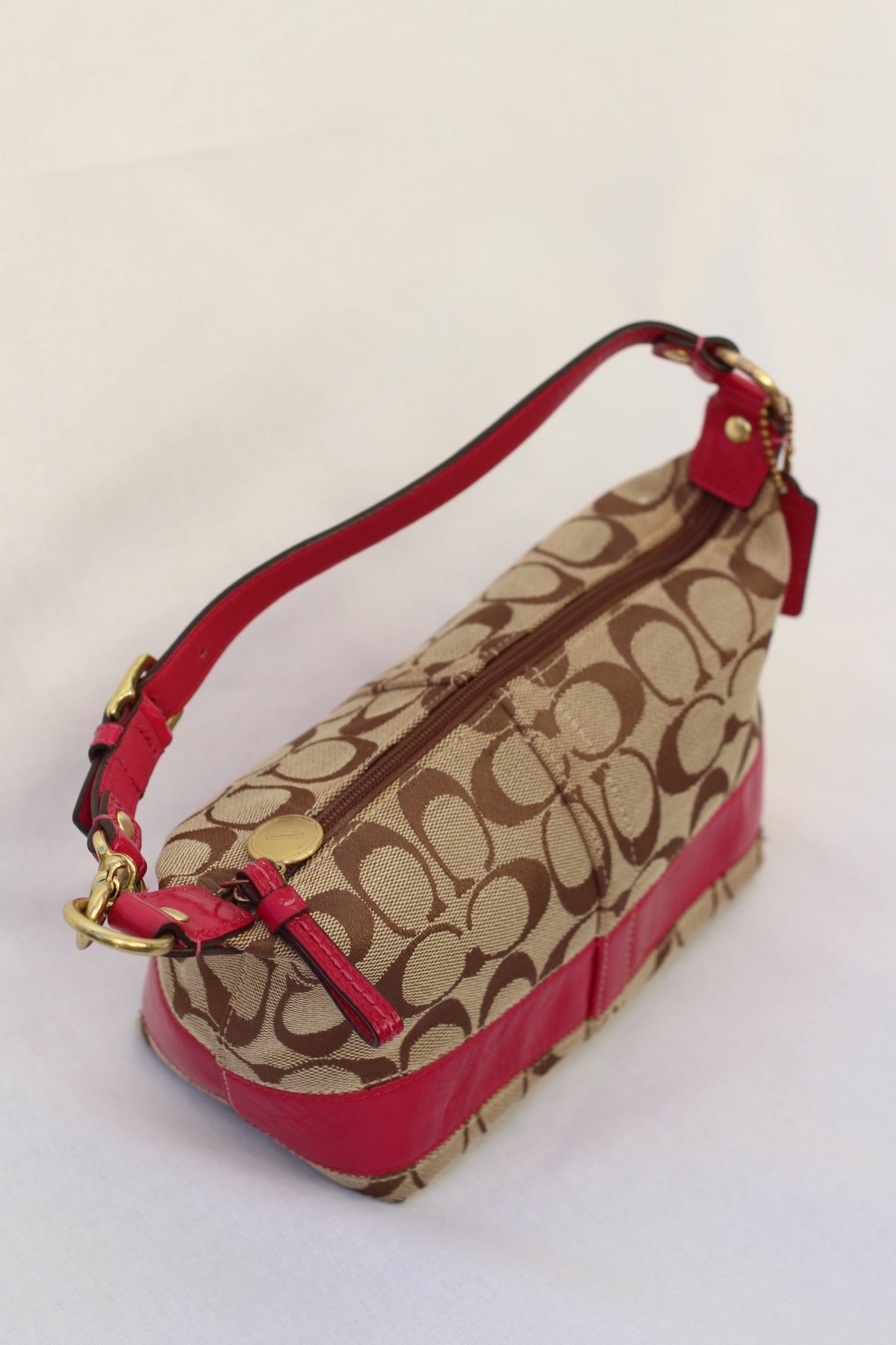 Coach Signature Canvas Mini Bag
