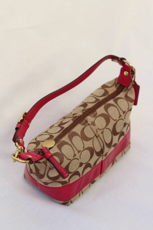 Coach Signature Canvas Mini Bag